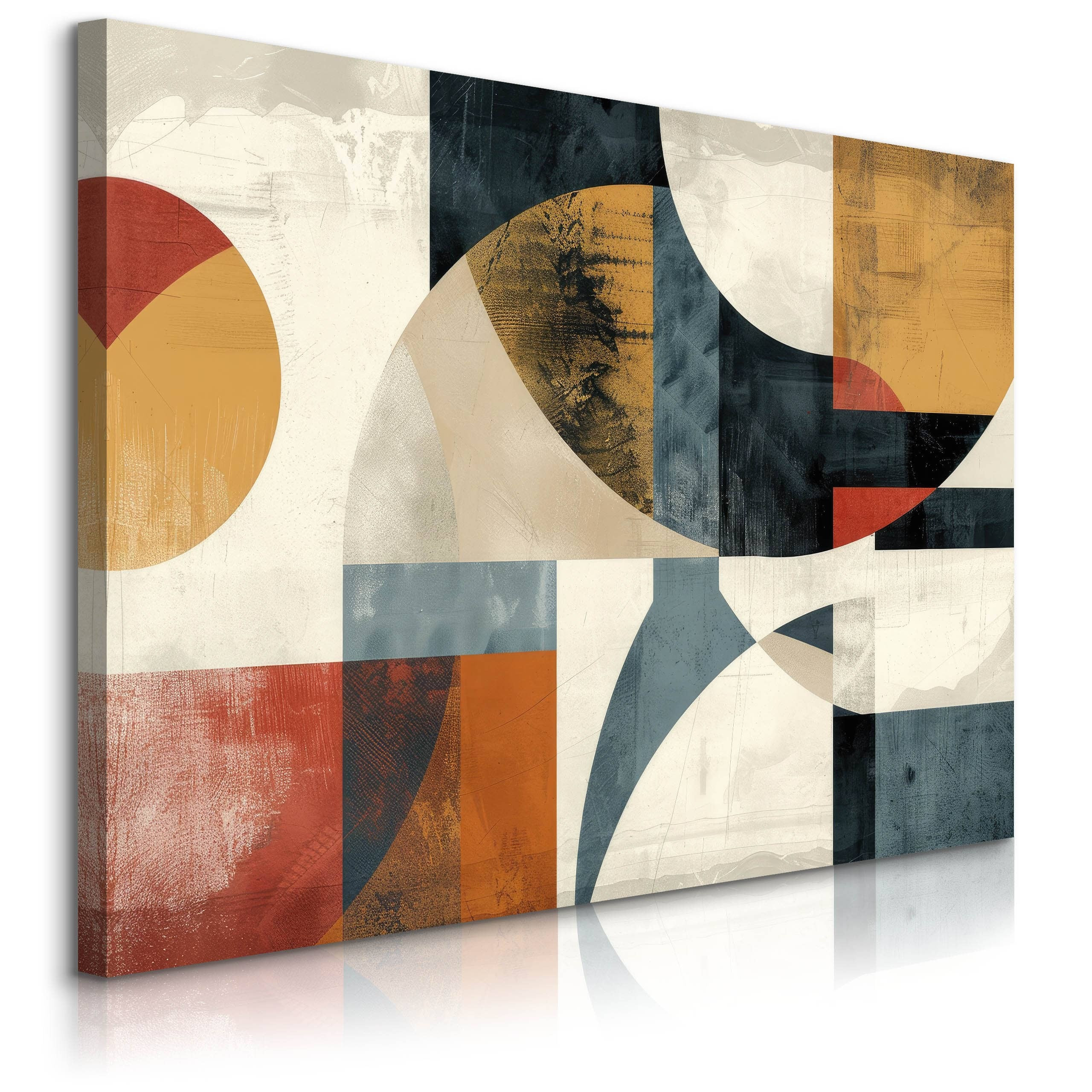 Obraz Abstrakcja Barwne Kształty Geometryczne 30x20cm