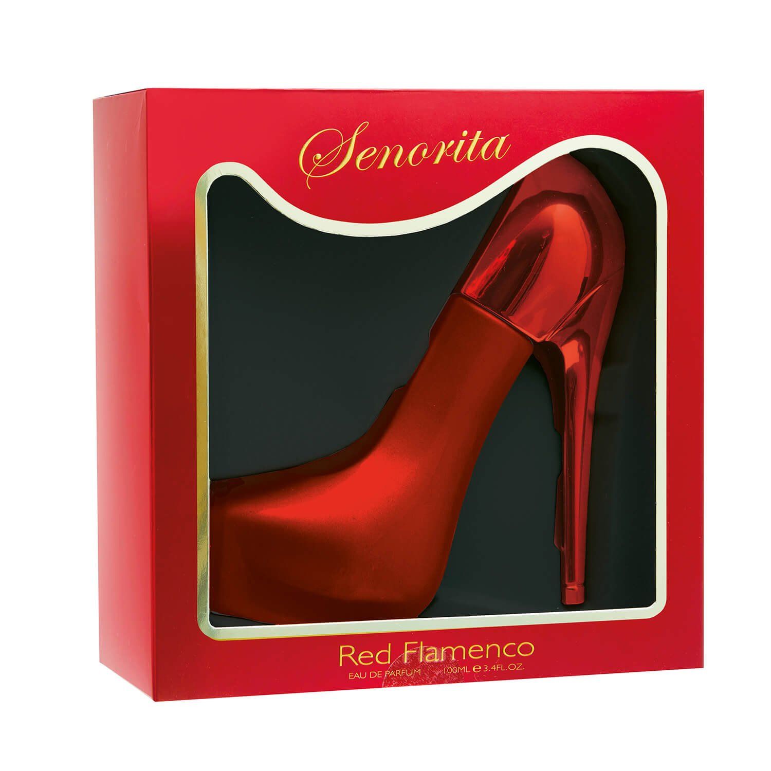 Coopers of Stortford Women's Red Flamenco Perfume in High Heel Bottle, 100ml