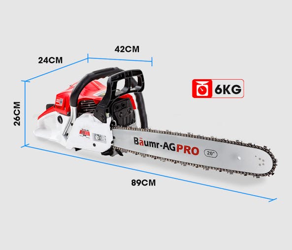 NNEMB 52cc 20 Bar E-Start Commercial Petrol Chainsaw SX52