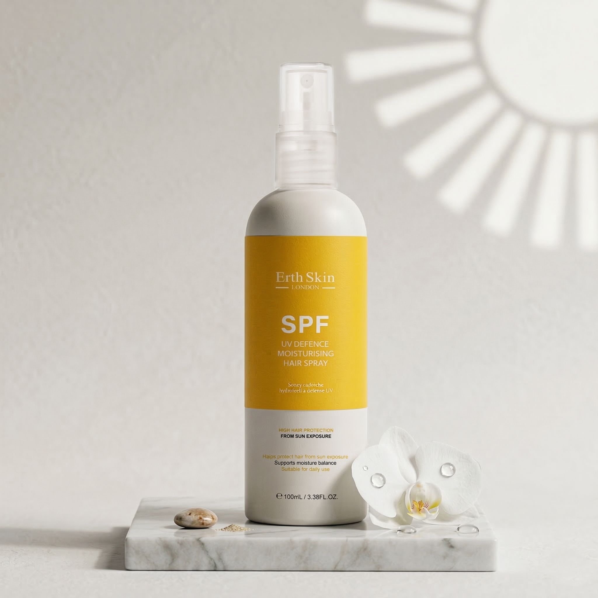 Erth Skin London SPF UV Defensive EFENSE Moisturizing Hair Spray