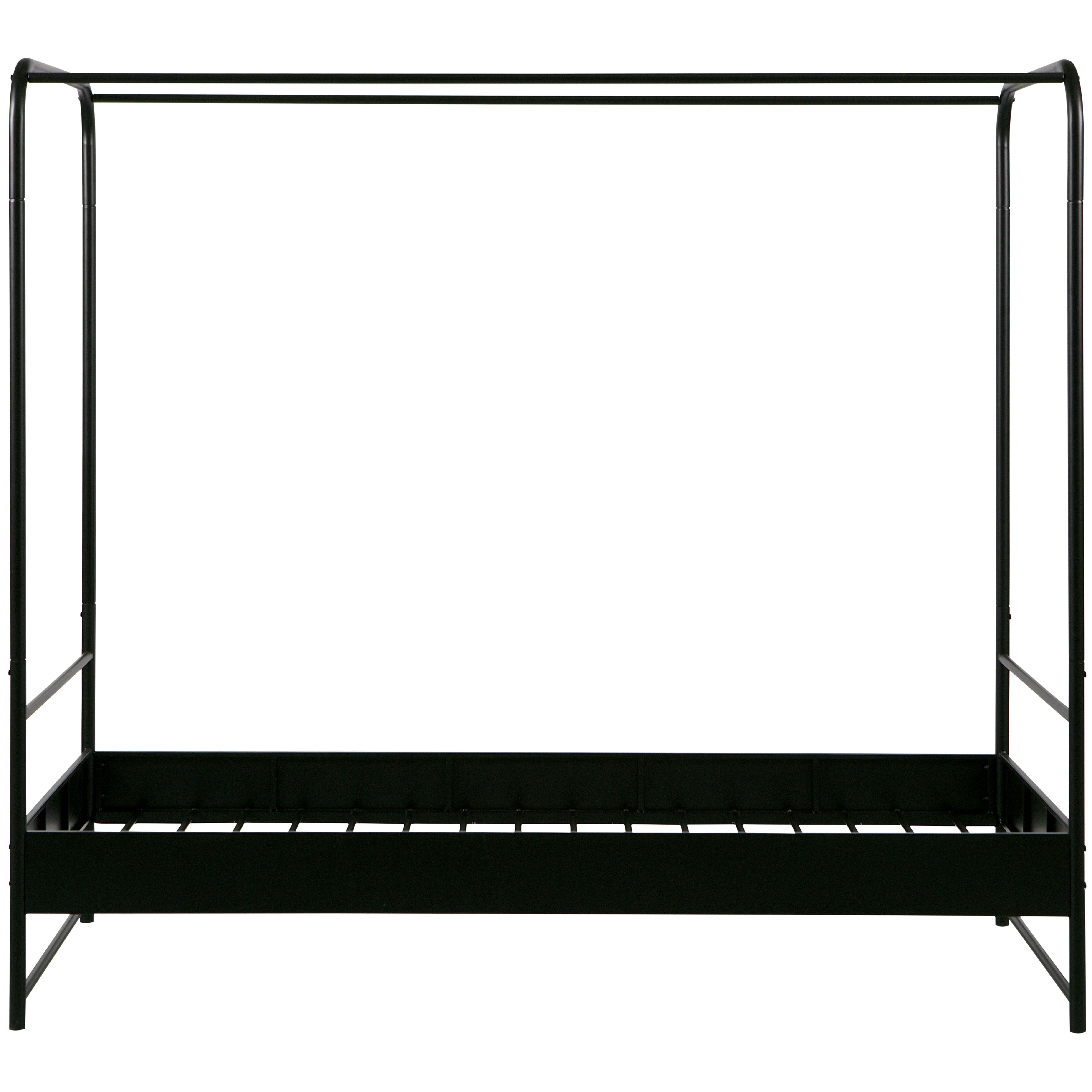 BUNK - Lit en métal 90x200cm noir