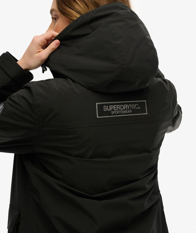 Hooded Longline Shell Parka