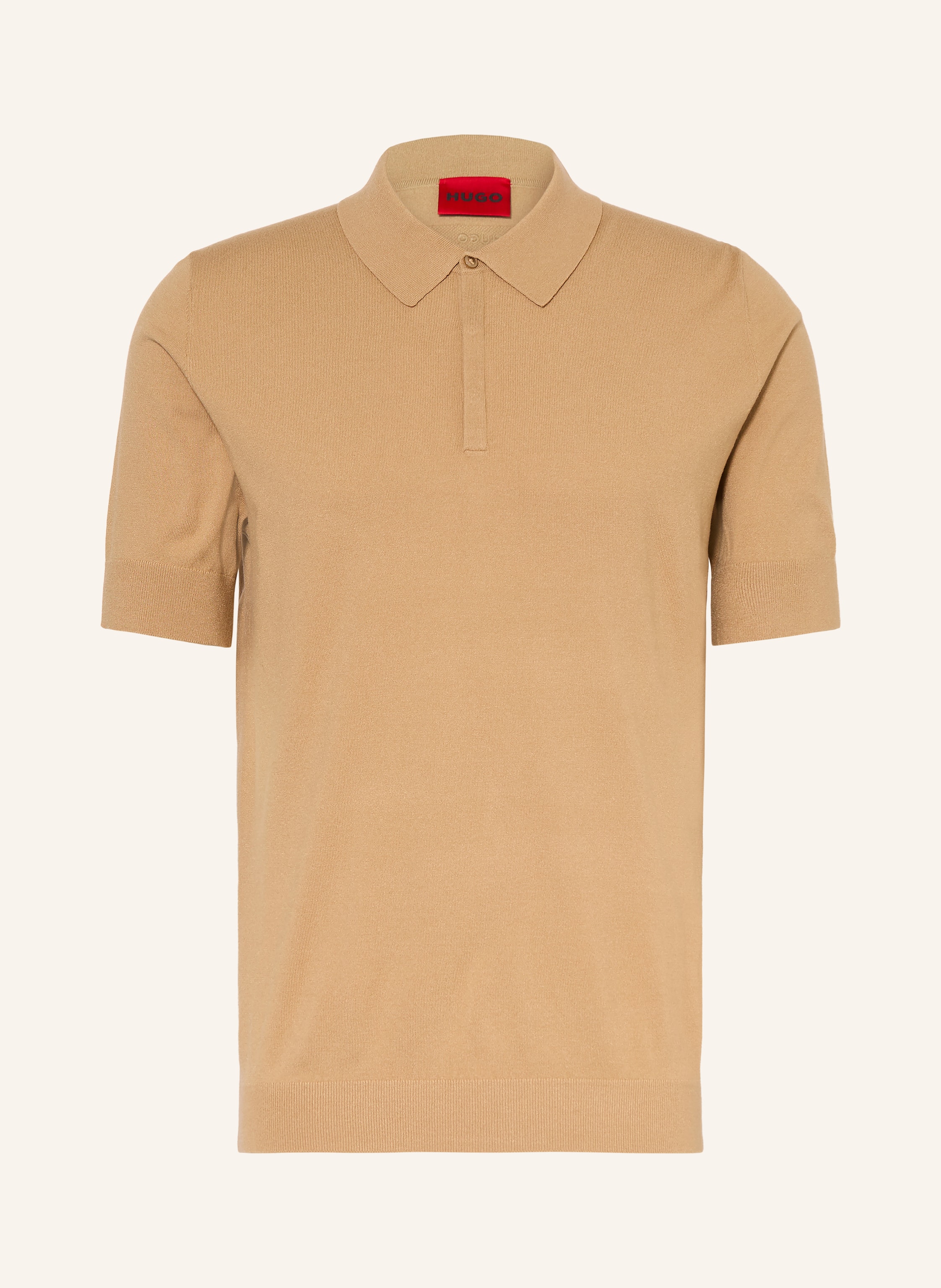 HUGO Strick-Poloshirt SAN PETER