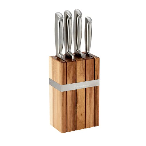 Stanley Rogers Banded 5 Piece Knife Block 5pc