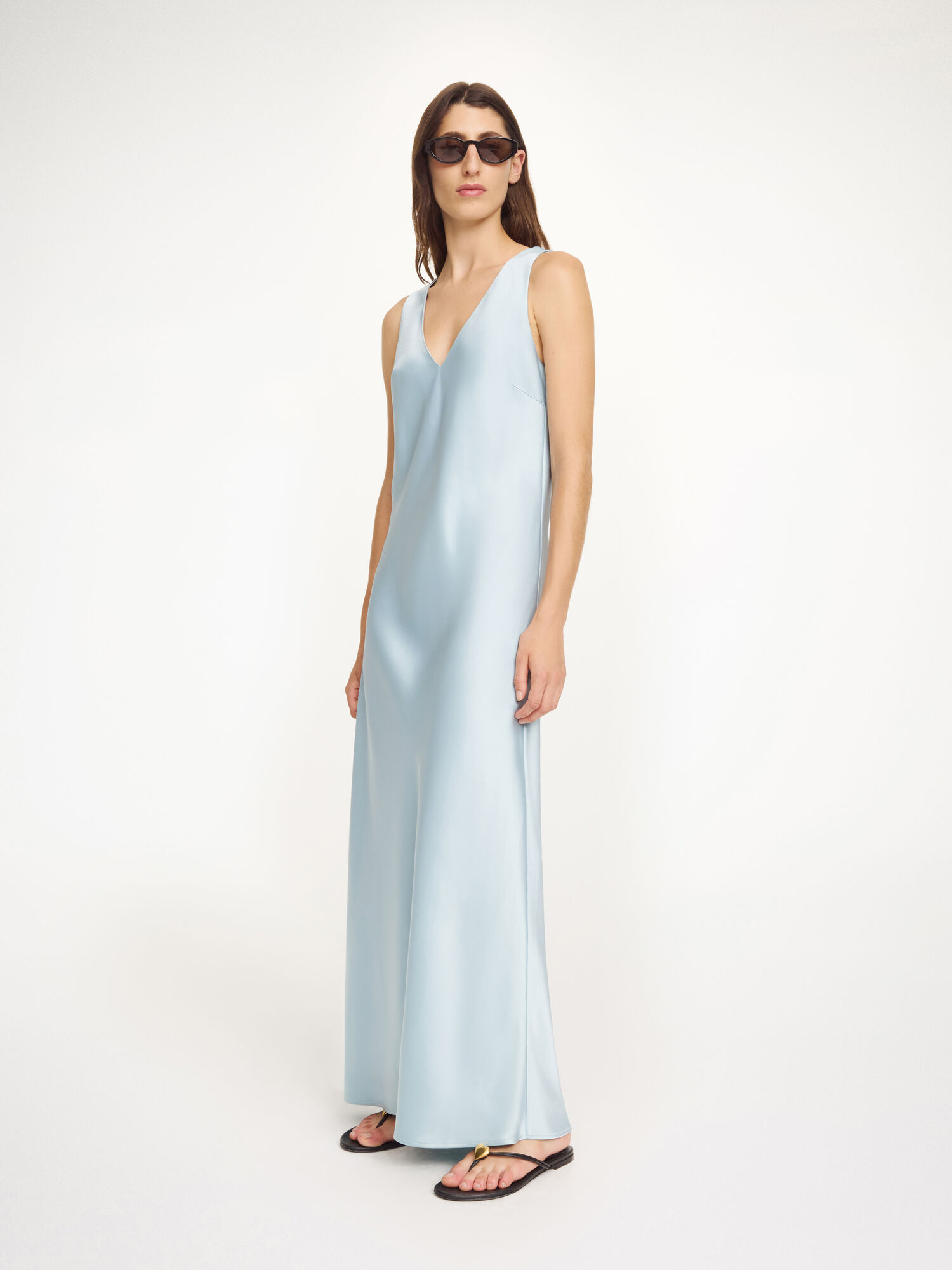 Levita satin maxikjole