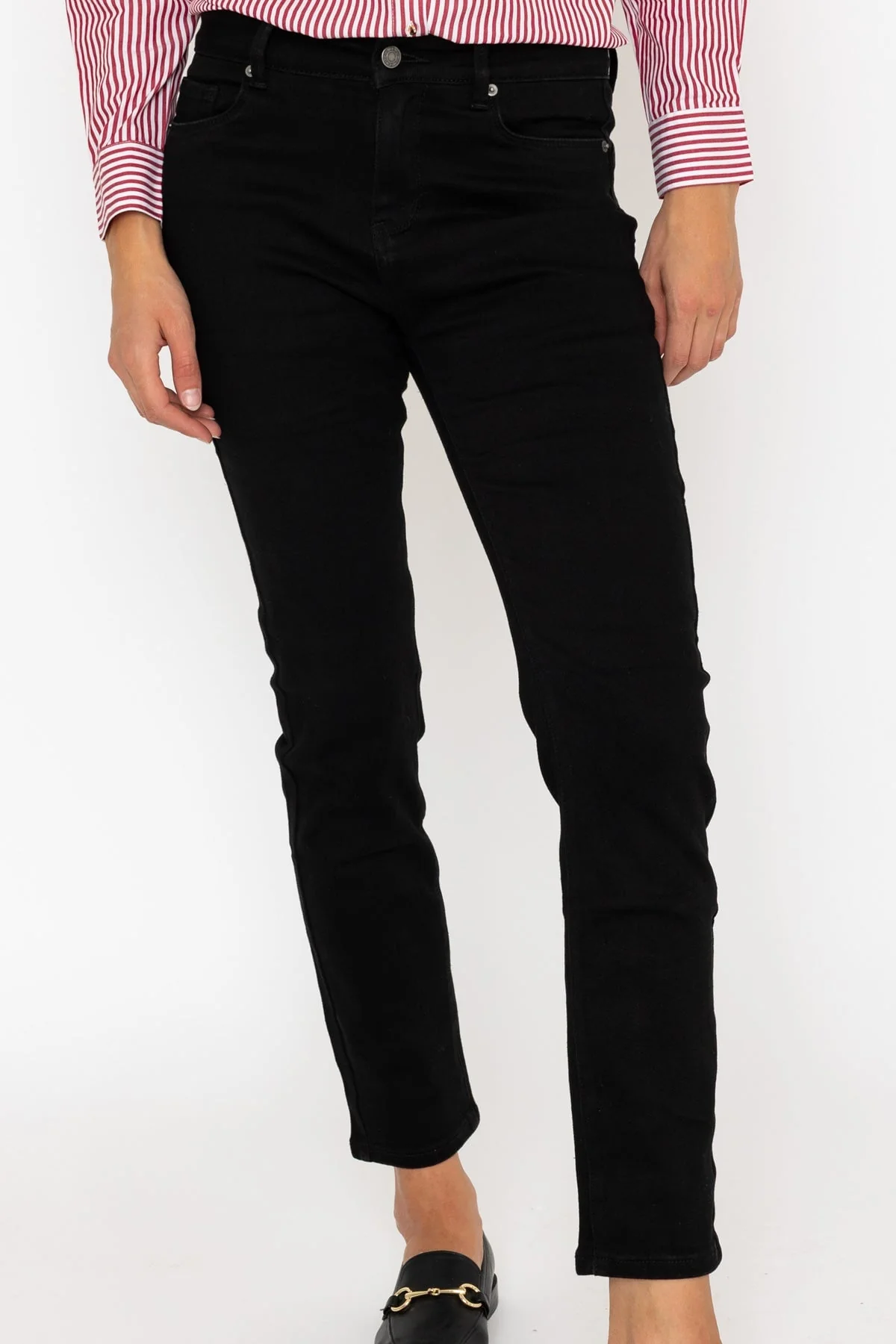 Chloe Sculpting Push Up Jeans in Black