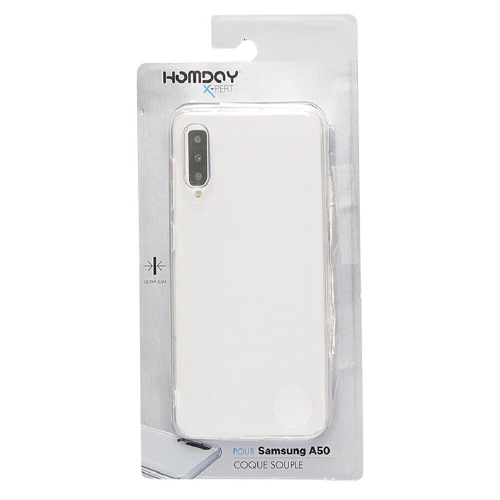 Coque pour Samsung A50 transparente