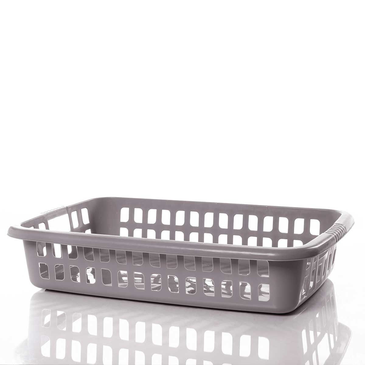 Cesto para roupa baixo taupe SAND