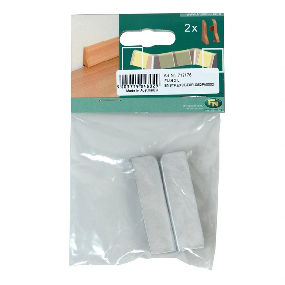Endstücke »FU062L«, Silber Kunststoff 2 Stück