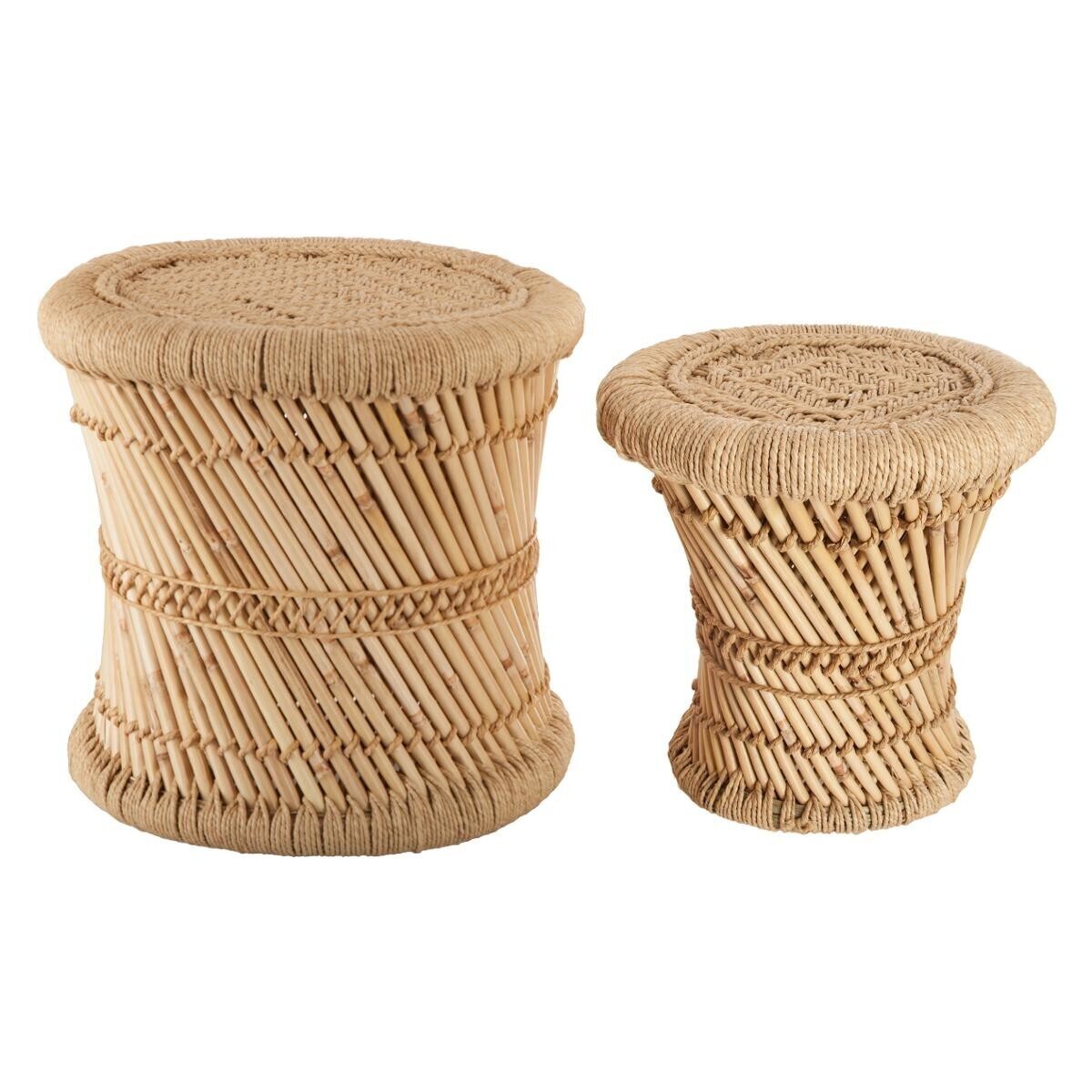 Nesting tables "Ilyan" Bamboo, D.30/37 cm