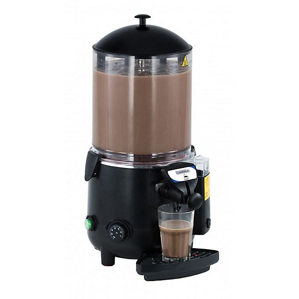Chocolatière professionnelle 10L Casselin noire avec thermostat et robinet anti-goutte