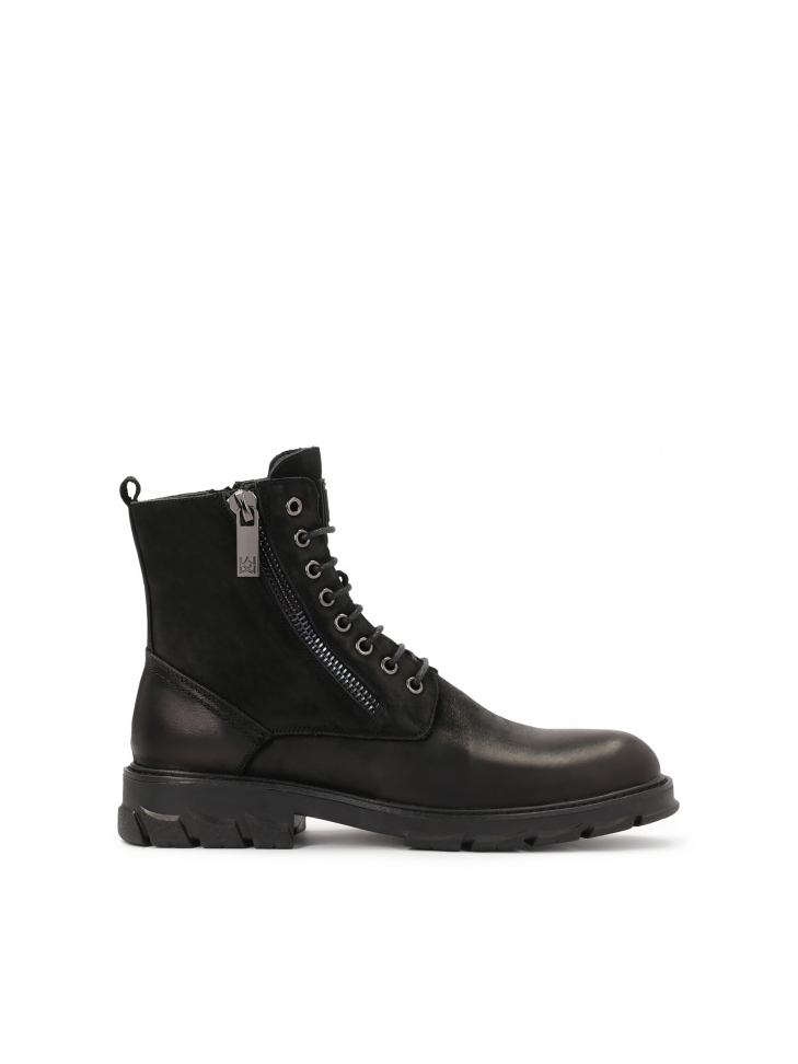 Men's black boots