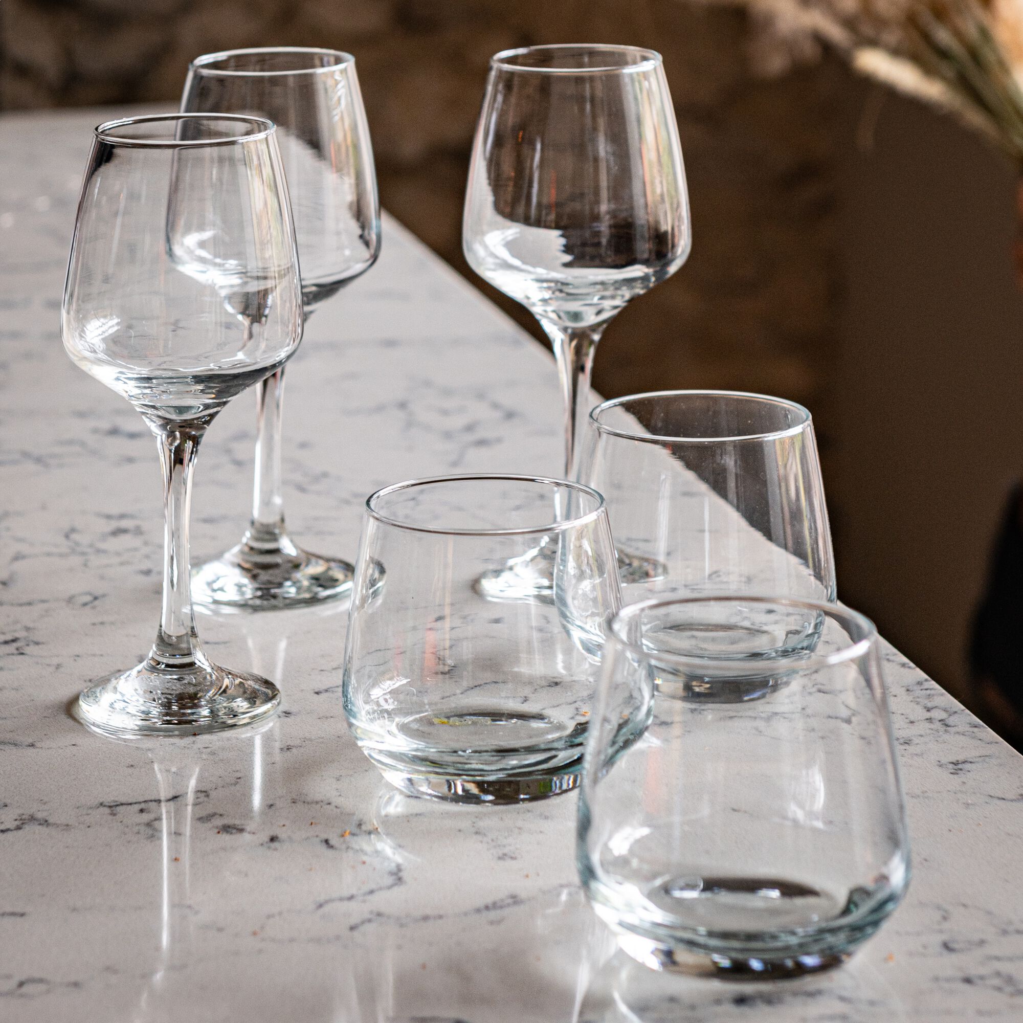LAL - Coffret de 6 verres à vin 29,5cl - transparent