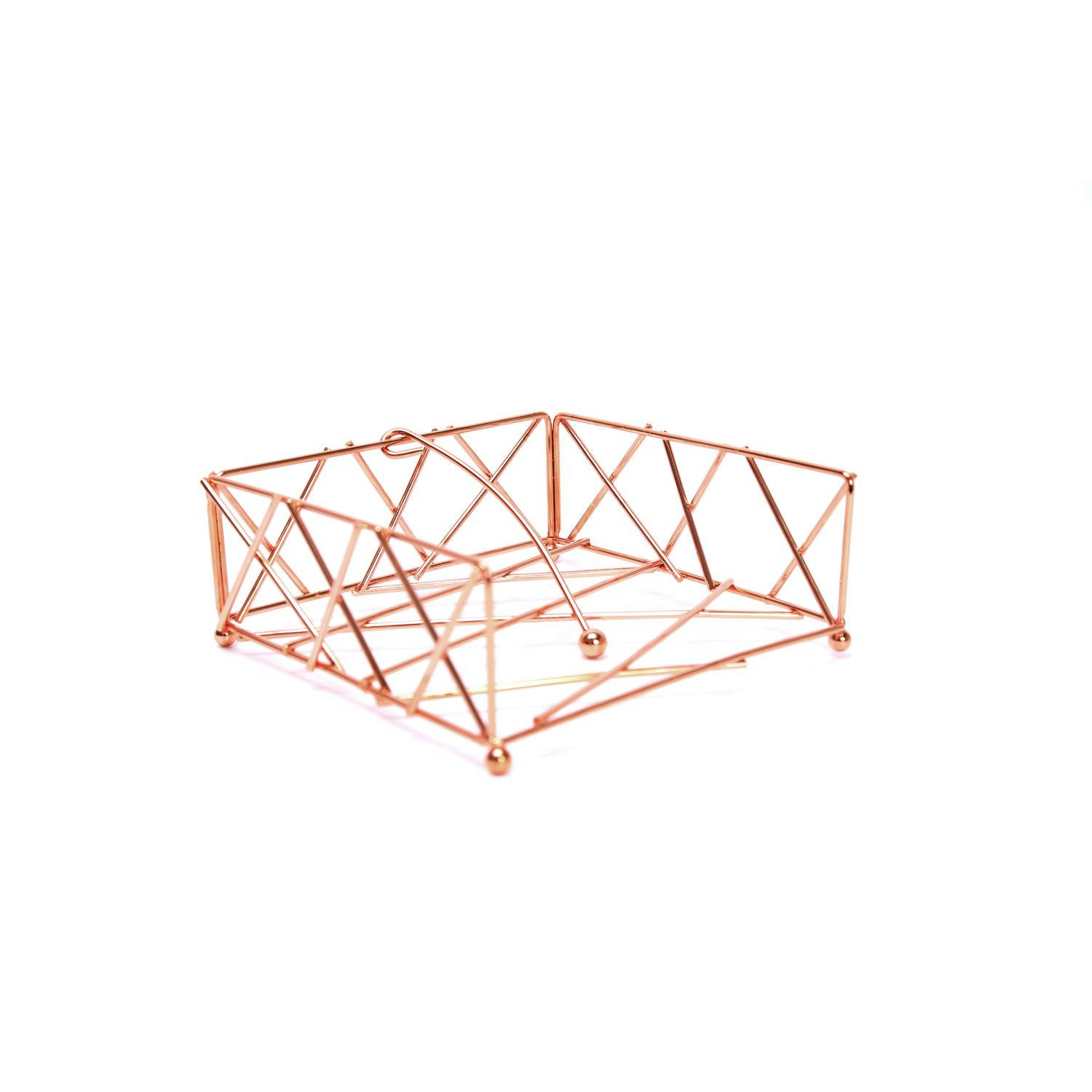 GALY - Porte serviettes en métal galy rose cuivré