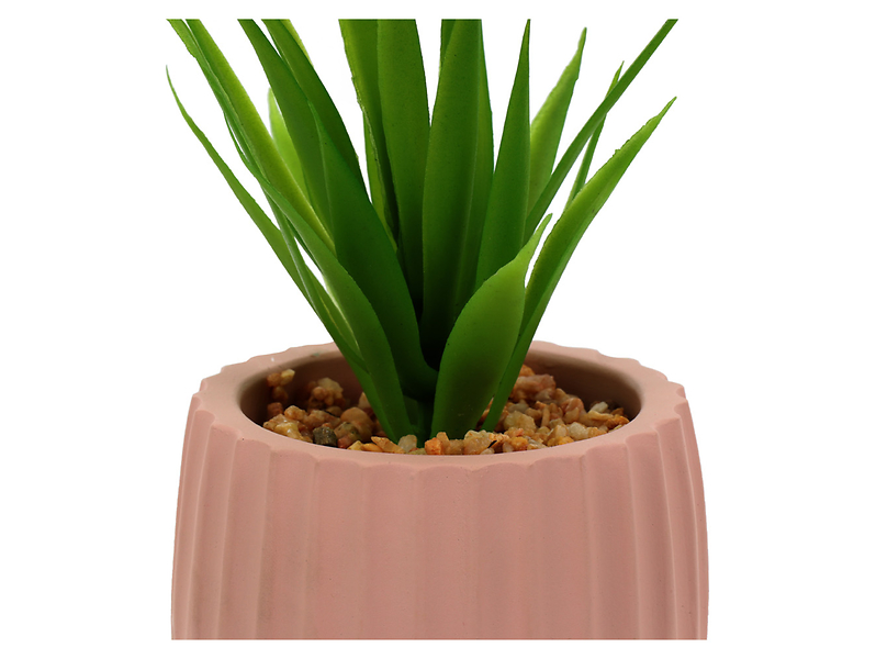 Sztuczna roślina sukulent w ceramicznej doniczce mix wzorów