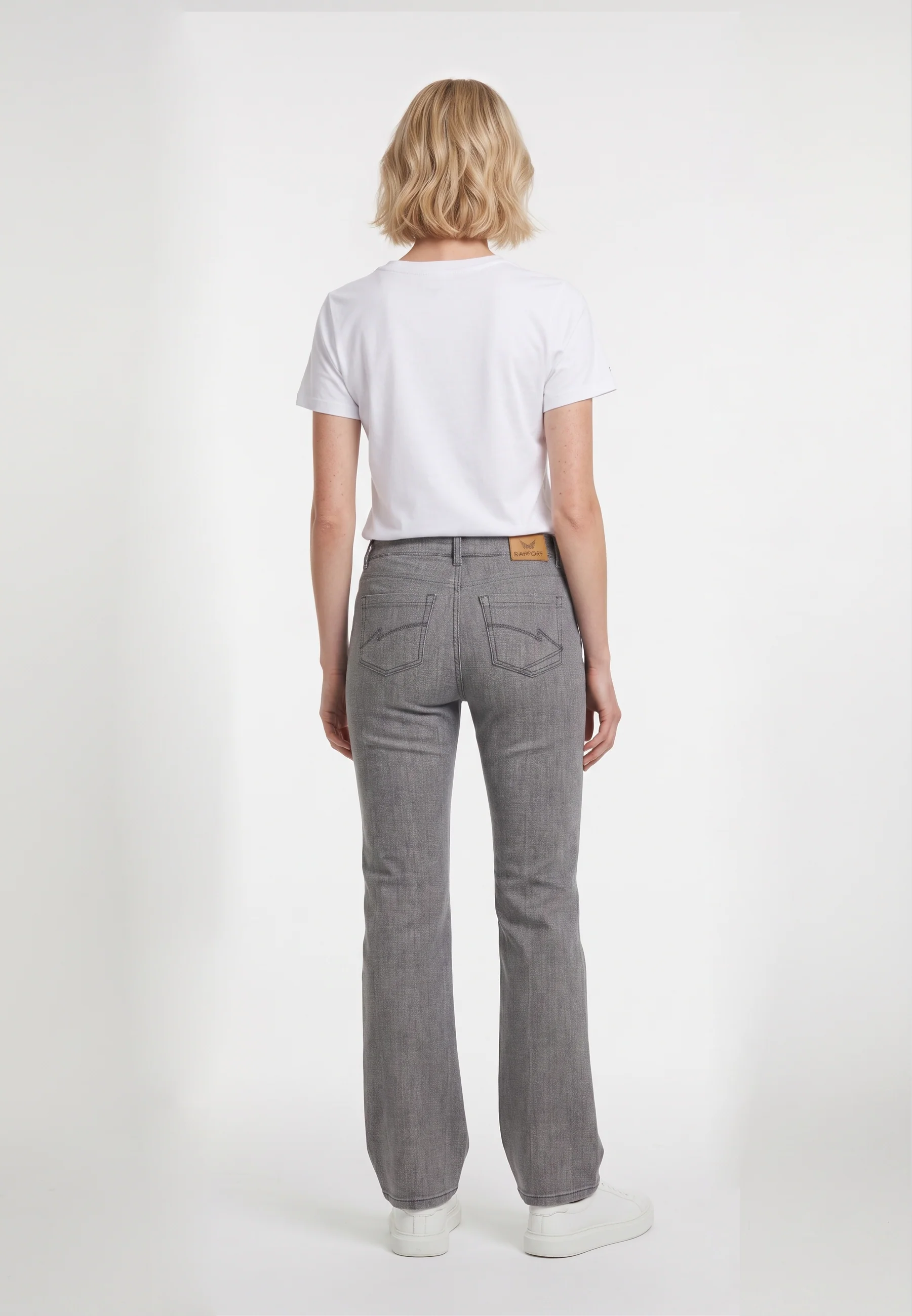 Jean gris en coton KERALA