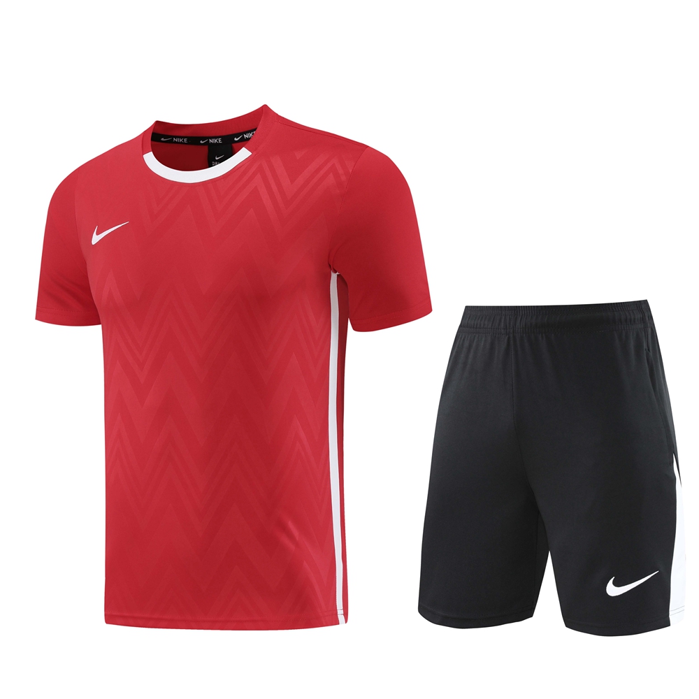 Nike Short Sleeve Training Jersey Set-ND06- Red/White