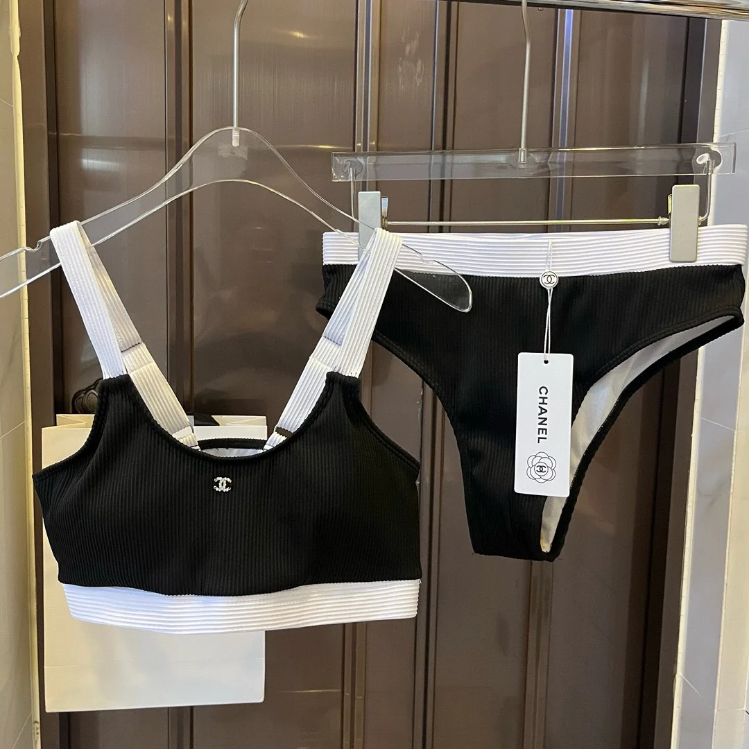 Chanel Two-piece Swimsuit Swimwear