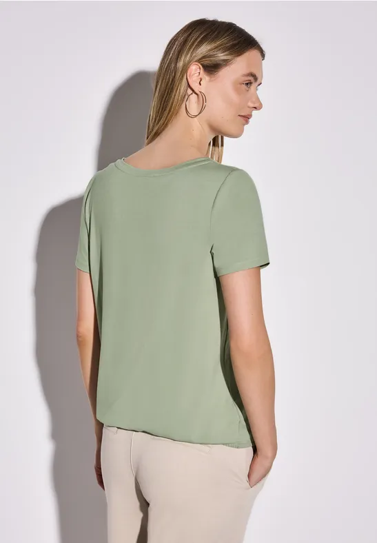 T-Shirt mit Wording Print