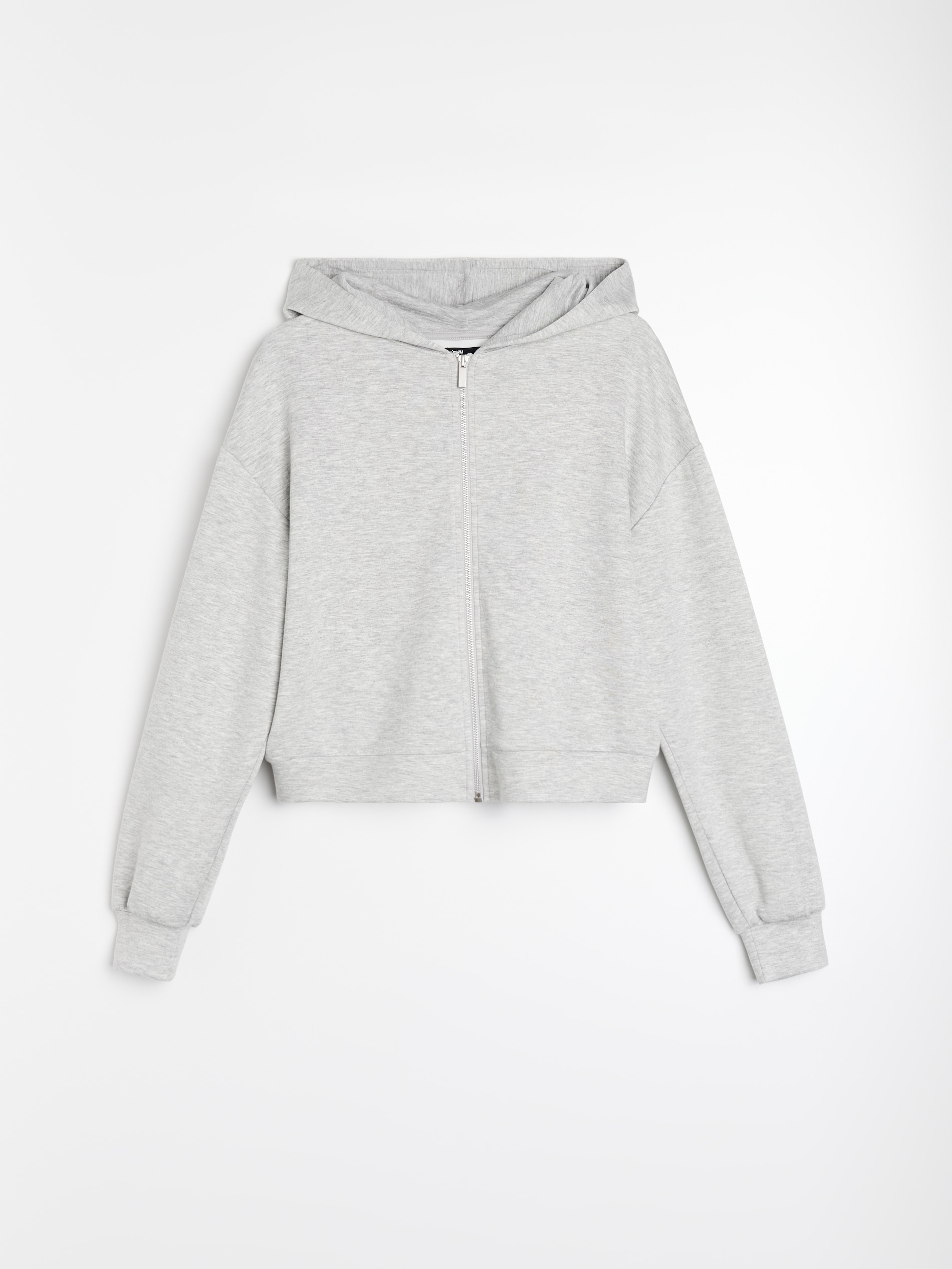 Rozpinana bluza z kapturem z domieszką wiskozy soft touch