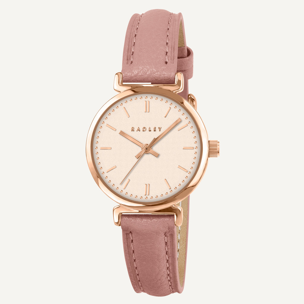 The Abbey - Mini T-Bar Leather Strap Watch