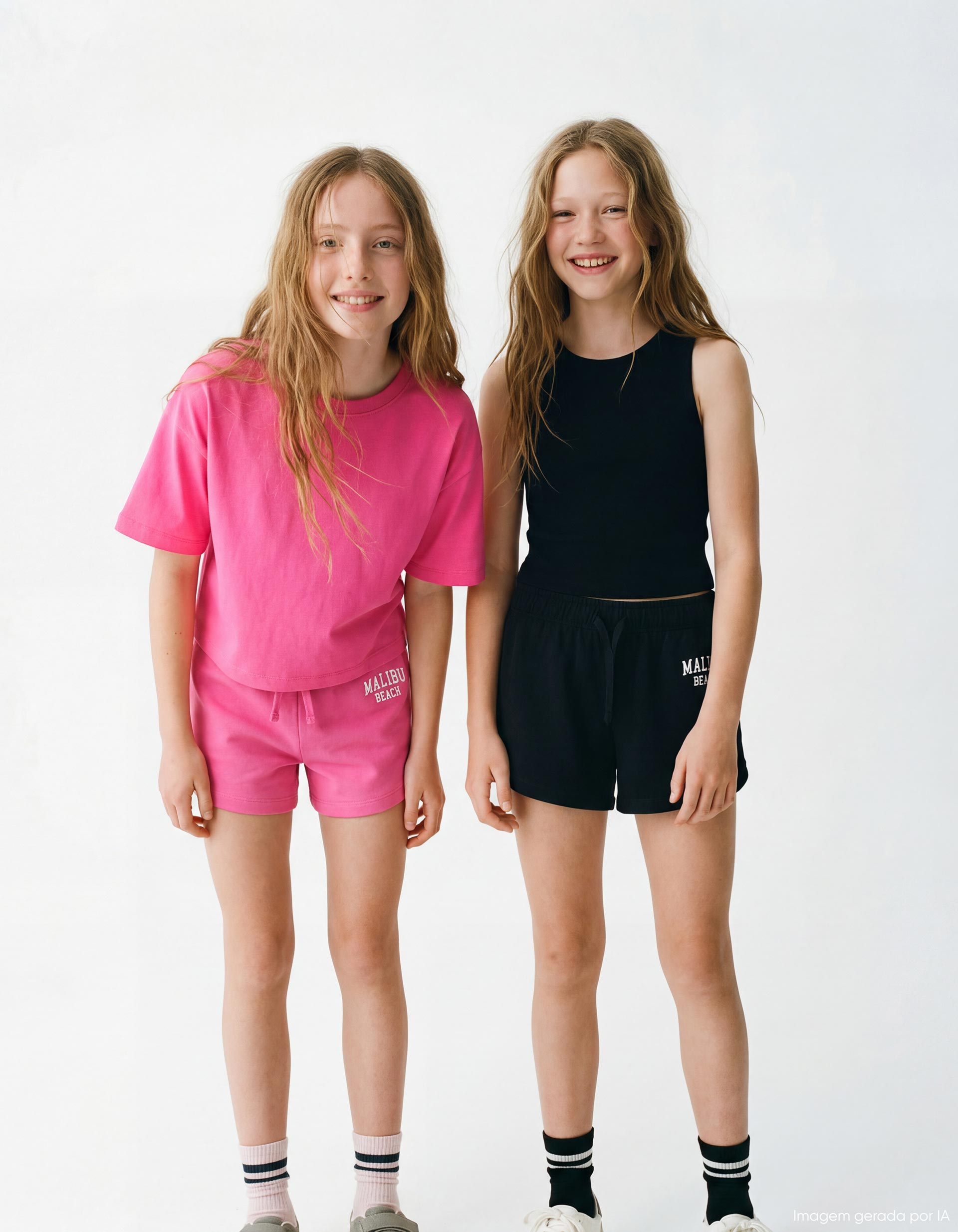 T-shirt, Menina, Rosa