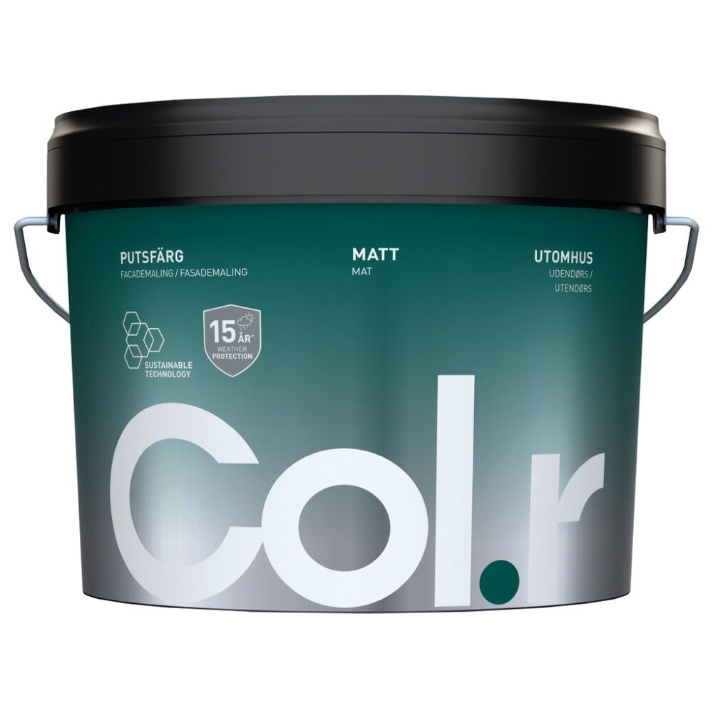 FASADEMALING COL.R 10L HVIT