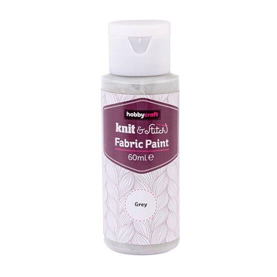 Grey Fabric Paint 60ml