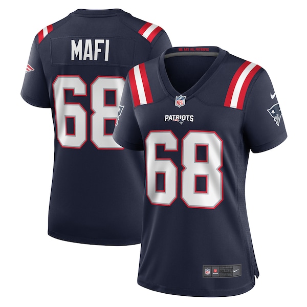 Atonio Mafi New England Patriots Nike Women's Team Game Jersey -  Navy