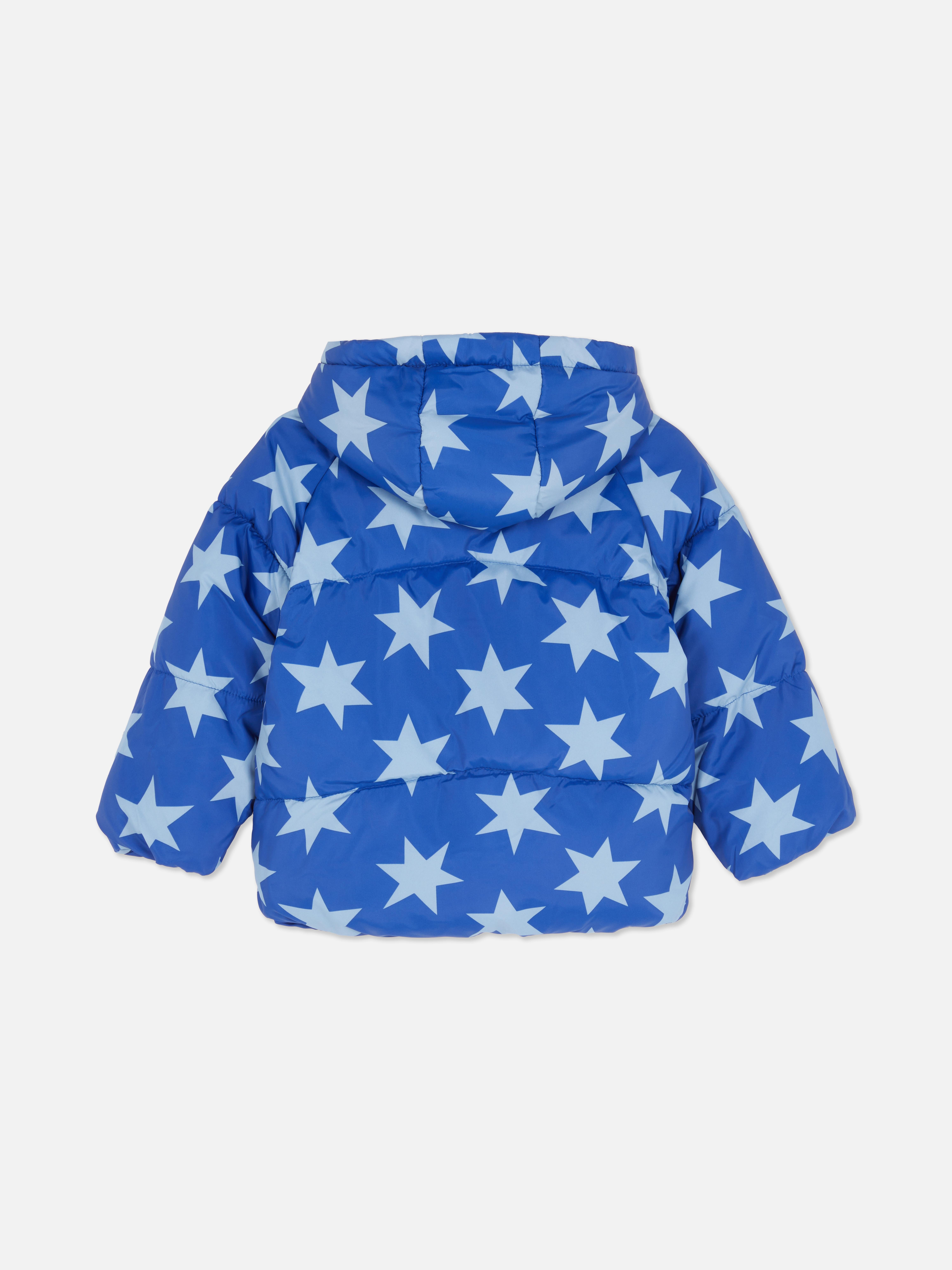 0-36mths | Star Print Puffer Jacket