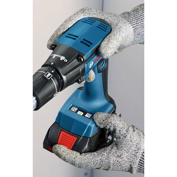 Akku-Trockenbauschrauber, 18 V, blau/schwarz/rot, ohne Akku