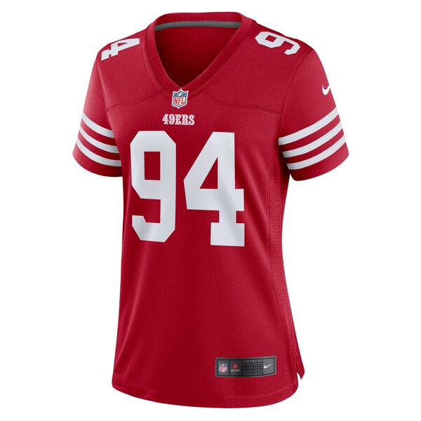 Yetur Gross-Matos San Francisco 49ers Nike Women's Team Game Jersey -  Scarlet