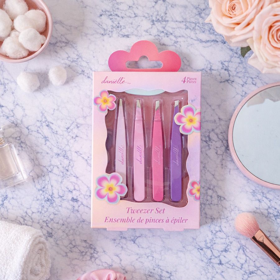 Danielle Creations Set of 4 Tweezer Gift Set