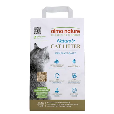 Almo Nature Natural Grain Texture Cat Litter