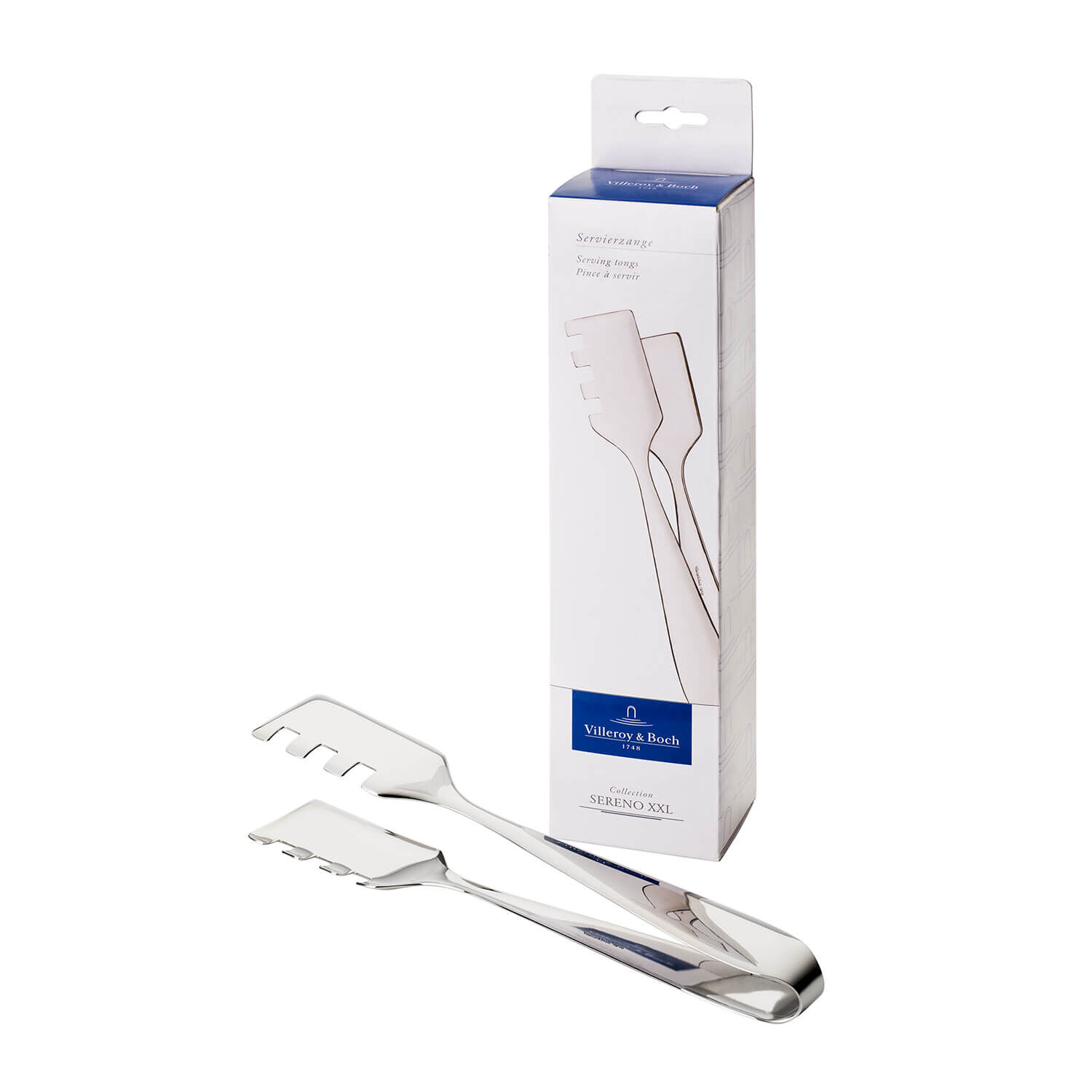 Sereno Serving tongs - stainless steel