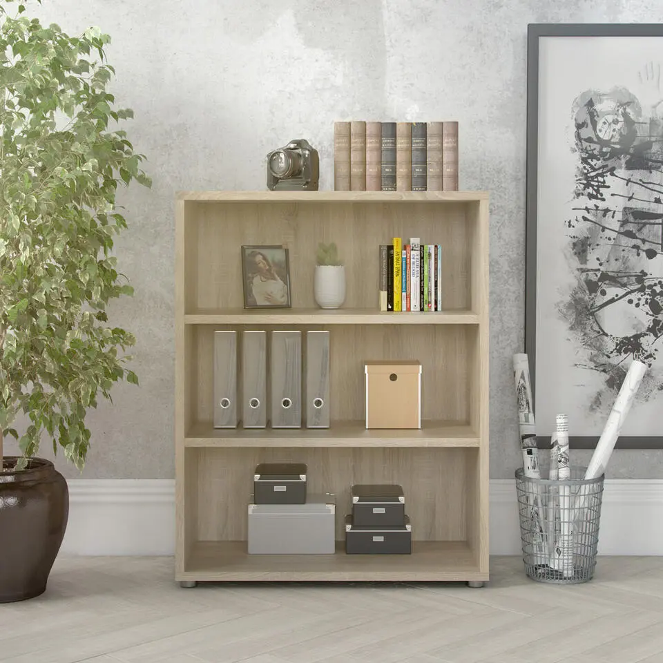Boekenkast Naturel - 90x45x110cm - Prima