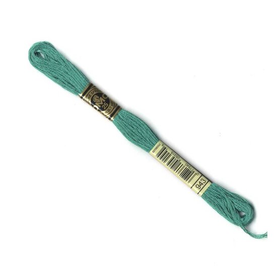 DMC Green Mouline Special 25 Cotton Thread 8m (943)