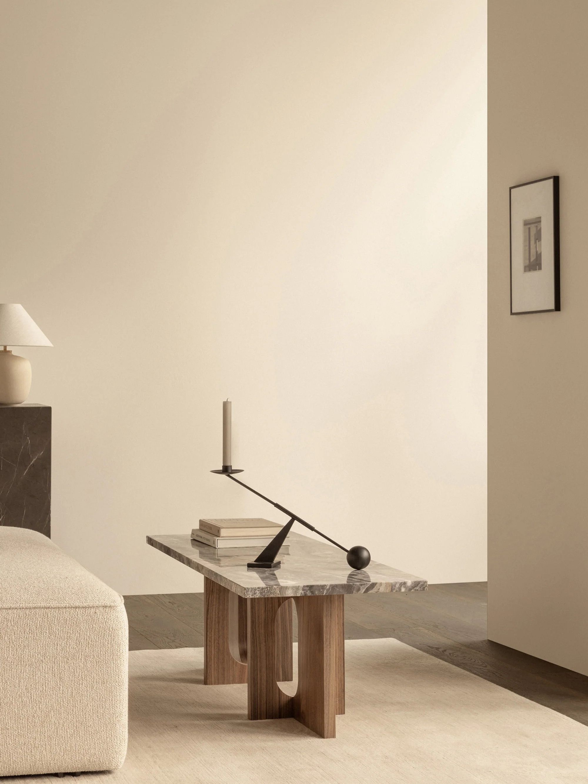 Marmor-Couchtisch Androgyne