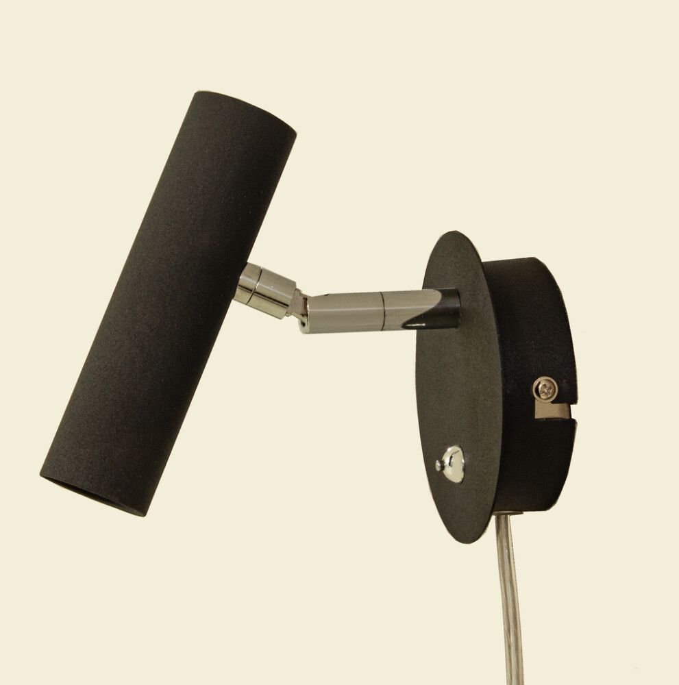 VEGGLAMPE ANETA ARTIC SVART 6W LED