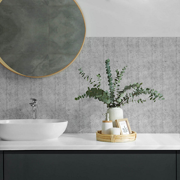 Panneau Décoratif Wallfluent 120x60 cm Lignes Verticales En Arrière-Plan 1 pièce