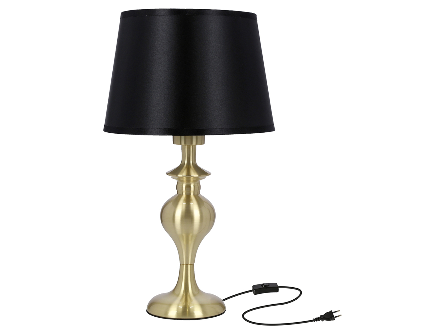 Lampa stołowa Prima metalowa złota