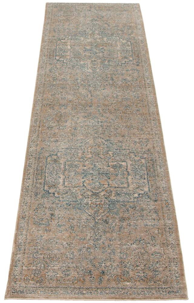 ECARPET Bahama Heriz Indoor Indoor Area Rug, Beige/Grey, Assorted Sizes