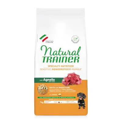 Natural Trainer Sensitive Adult Small & Toy with Lamb