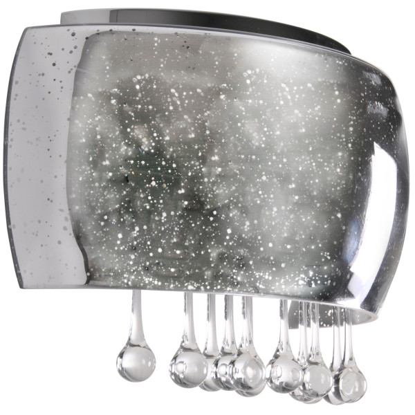 Kinkiet transparentny JULIA2xG9x8W wym:14,5x28x13,5cm IP20 Polux