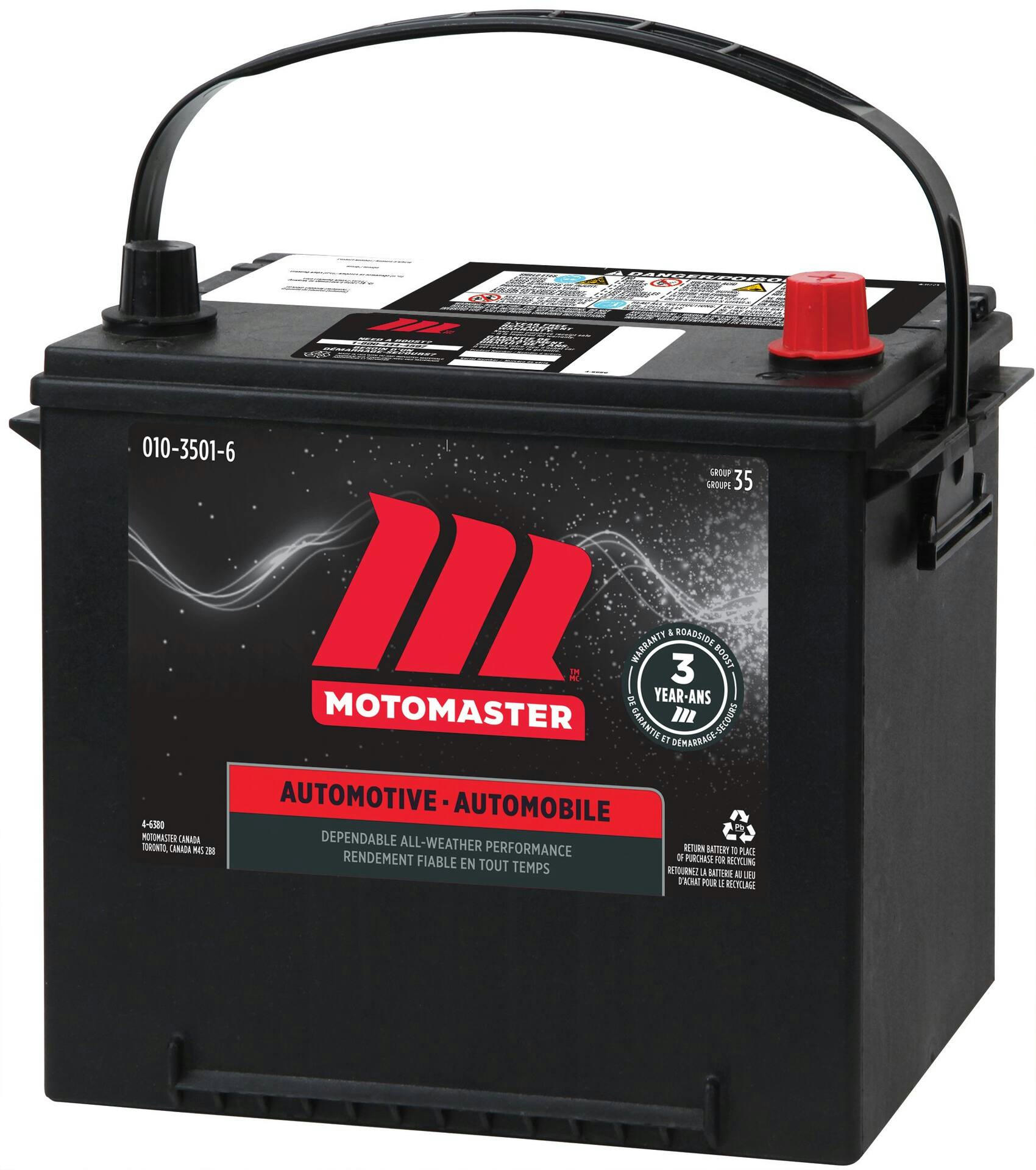 MOTOMASTER Group Size 35 Battery, 550 CCA