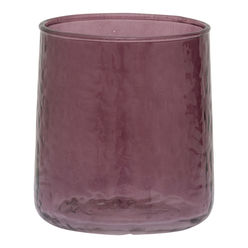 Urban Nature Culture tumbler hammered Fudge - Ø 8.5 * 9.5 CM