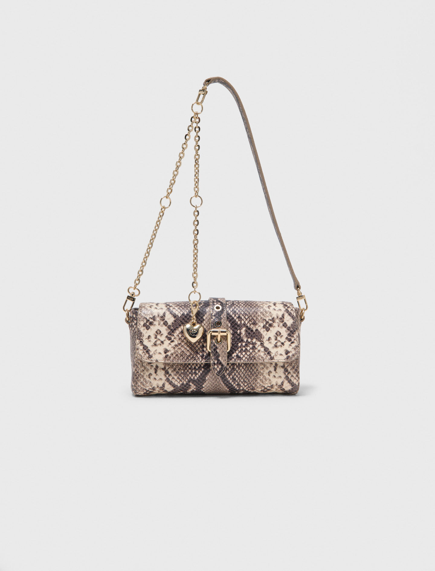 Miss M walk en cuir effet python