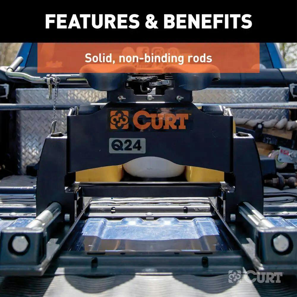 CURT R24 5th Wheel Slider, 24,000-lb