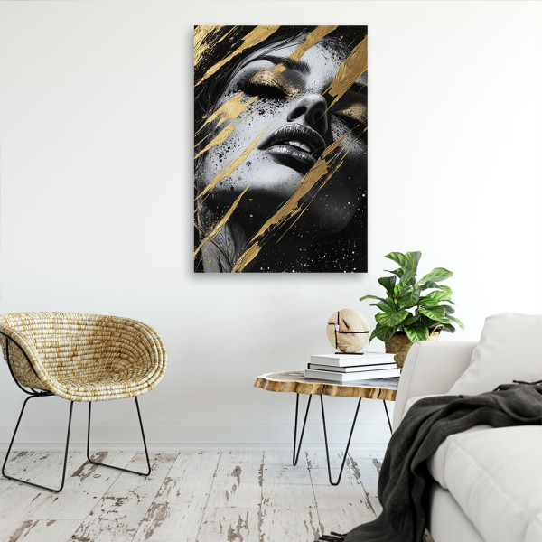Feeby Obraz do salonu, Kobieta Portret Glamour 40x60