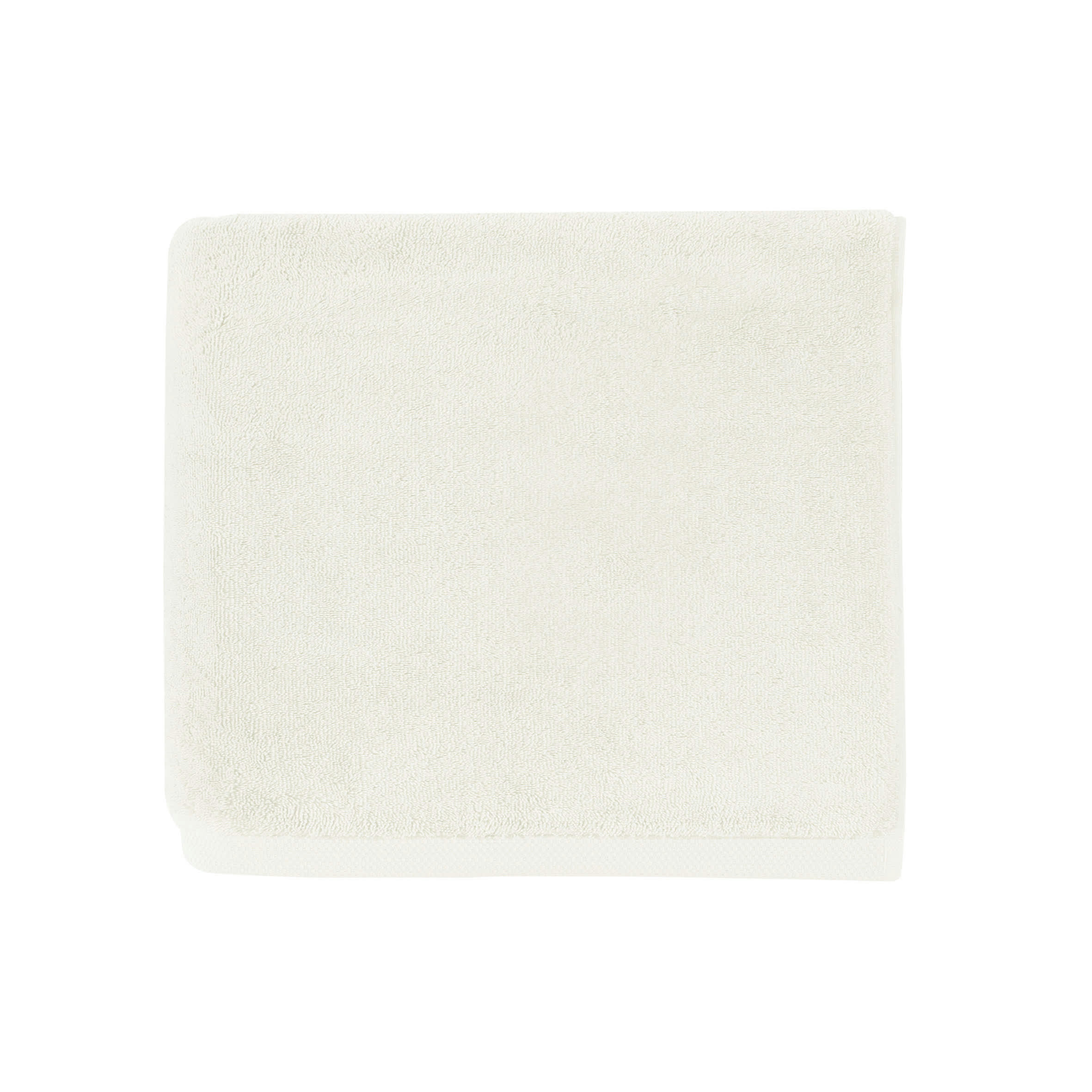 ESSENTIEL - Serviette de bain en coton blanc meringue 40x60